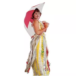 Meg Hammond's trash dress