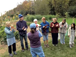 Members of the Ten Stones Community Garden - KEN FRENCH
