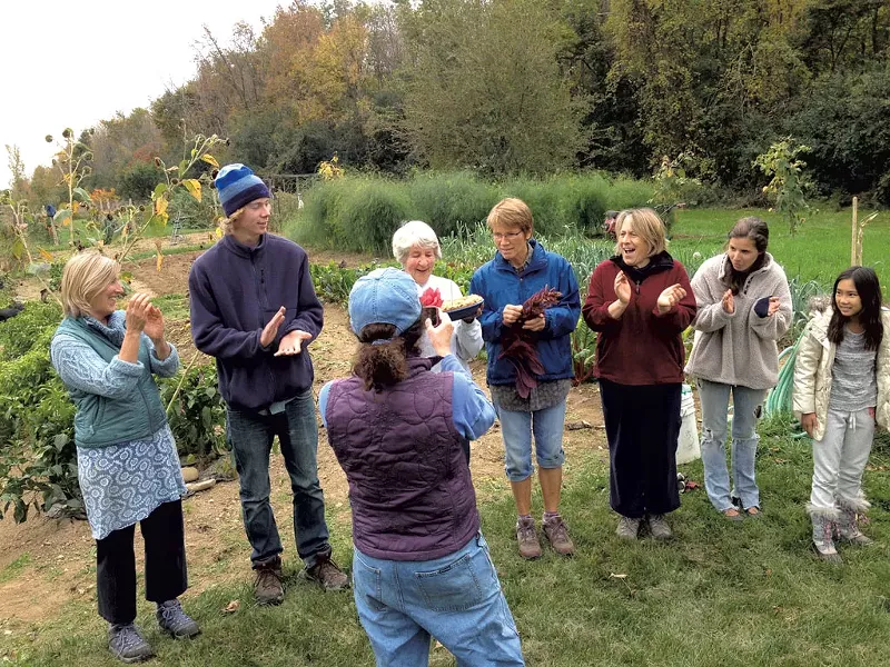 Members of the Ten Stones Community Garden - KEN FRENCH