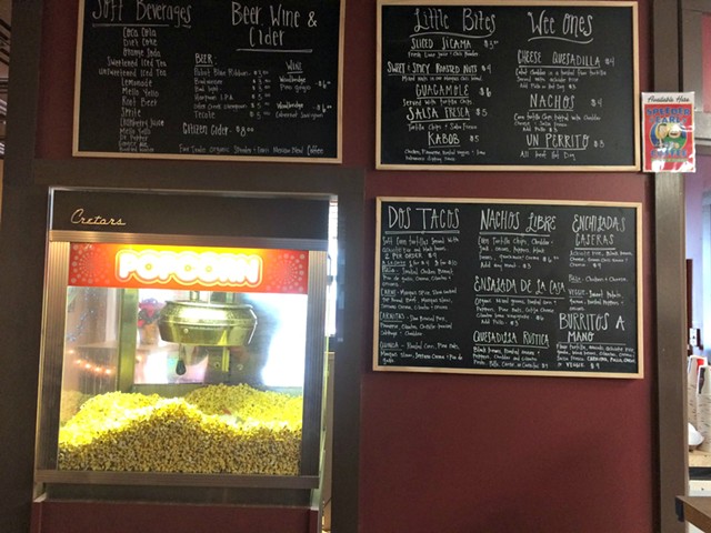 Movie theater popcorn and burritos, together at last - ALICE LEVITT