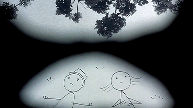 Bill and his ex contemplate life, death and everything. - © 2012 DON HERTZFELDT