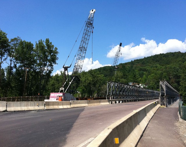New bridge over the White River