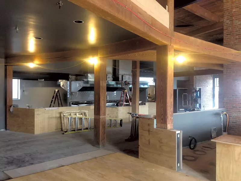 New Waterworks interior in porgress - COURTESY OF WATERWORKS FOOD & DRINK