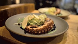 Octopus with apple salad - COURTESY OF CAT AROUND FILMS