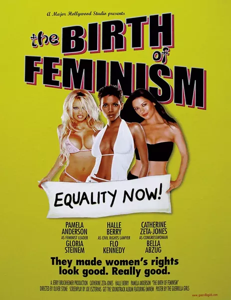 Poster created by the Guerrilla Girls (2001) - COURTESY OF MIDDLEBURY COLLEGE MUSEUM OF ART