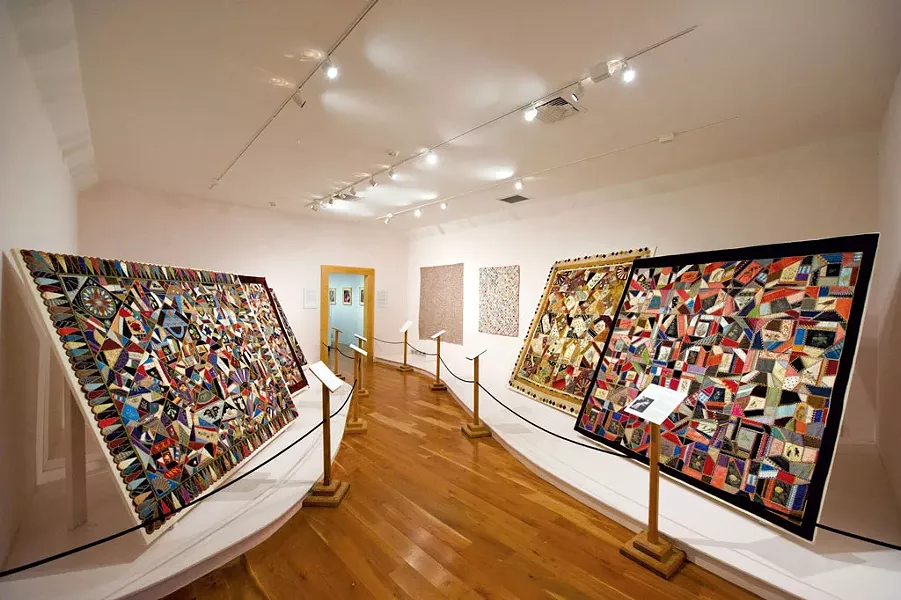 Quilts in the Hat and Fragrance Textile Gallery - COURTESY OF SHELBURNE MUSEUM