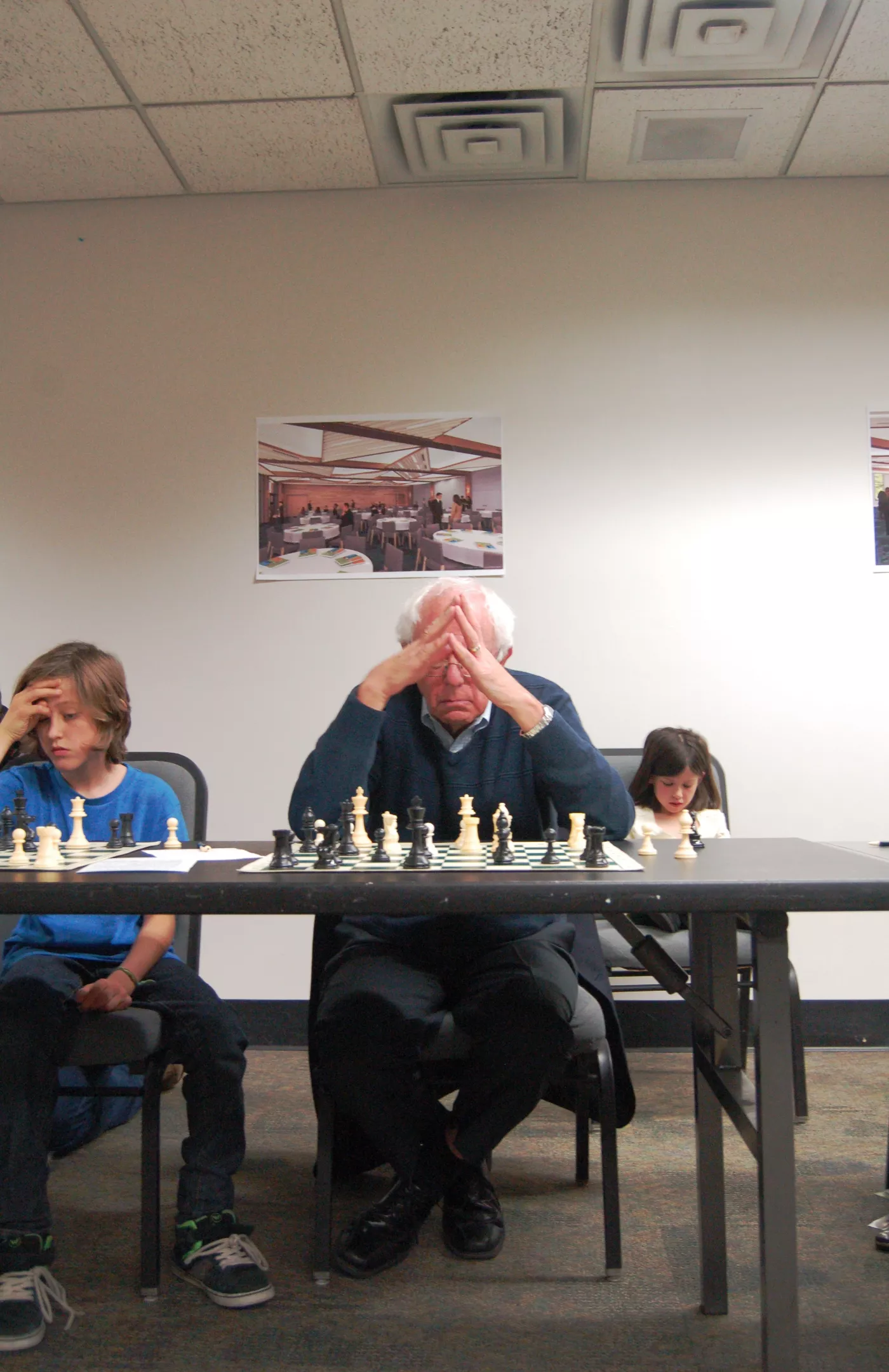 Bernie Sanders Chess Master Off Message