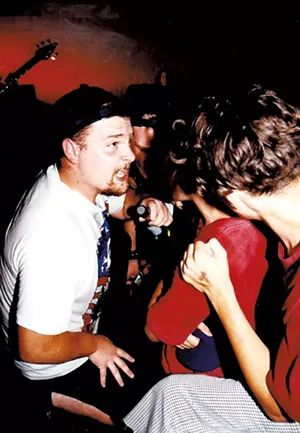 Sterling Dew performs with Colorblind, 1991 - COURTESY OF JEREMY AYERS