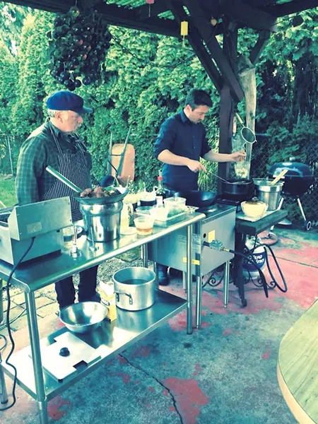 Steve and Chris Bogart - COURTESY OF BTU BRASSERIE