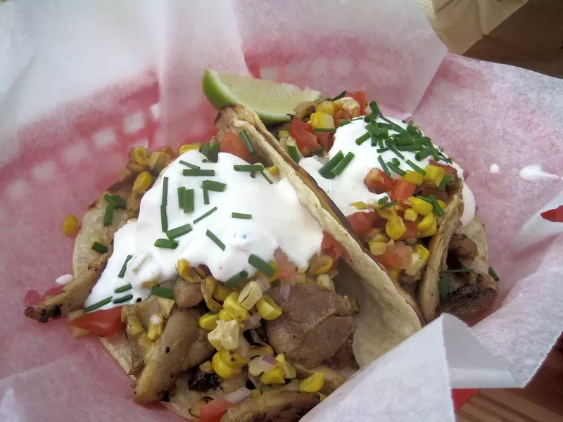 Tacos from Vermont Harvest Catering & Concessions - COURTESY OF ALICE LEVITT