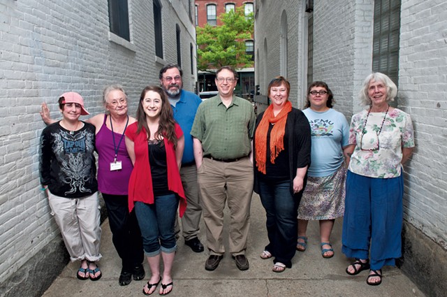 The Commons staff in downtown Brattleboro - ZACH STEPHENS
