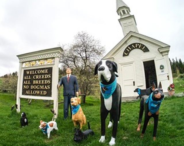 The Dog Chapel, built by Stephen Huneck - COURTESY OF DOG MOUNTAIN