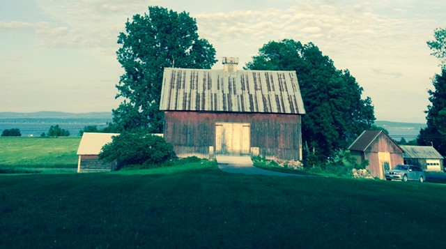 The Homer Knight Barn in North Hero will be gifted to Island Arts in a ceremony next Tuesday. - COURTESY OF KATYA WILCOX