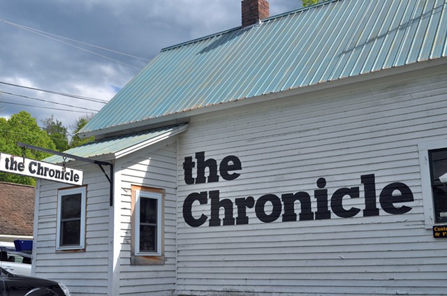 The offices of the Barton Chronicle - MARK DAVIS