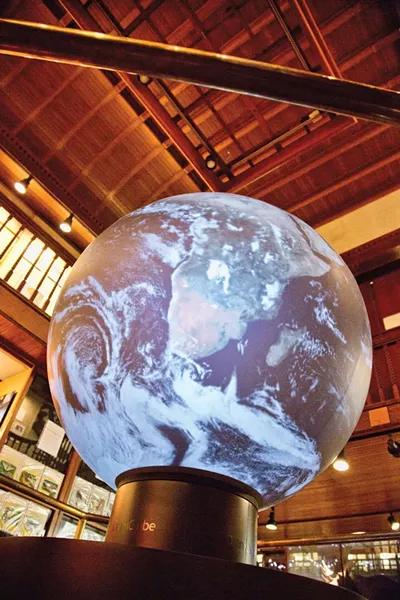The OmniGlobe at the Fairbanks Museum - MATTHEW THORSEN