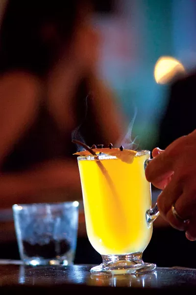 The Tavern Toddy at Bluebird Tavern - MATTHEW THORSEN