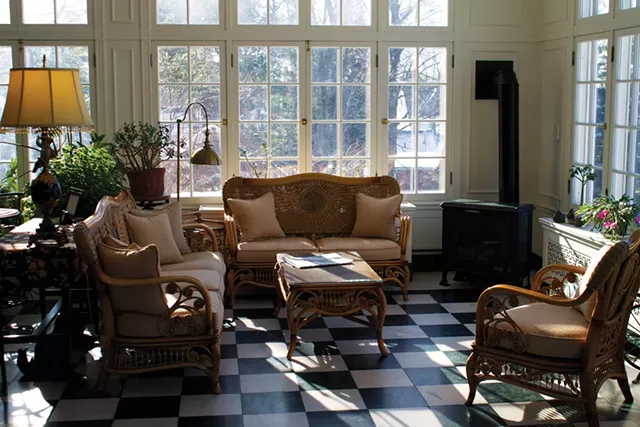Willard Street Inn's solarium - COURTESY OF WILLARD STREET INN