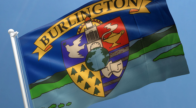 The previous flag - COURTESY OF BURLINGTON CITY ARTS
