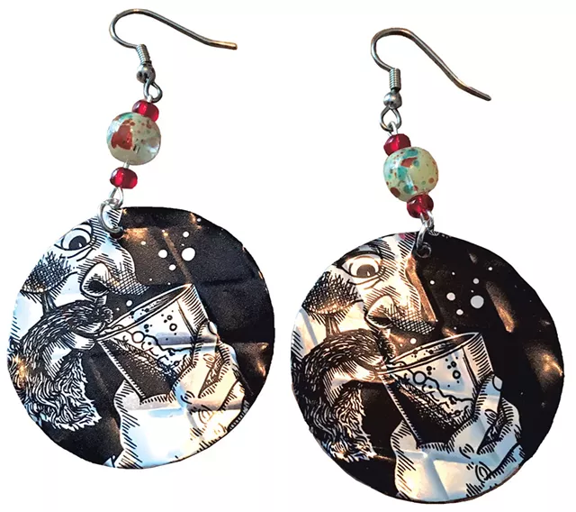 Heady Topper jewelry from Vermont Beerings - COURTESY OF VERMONT BEERINGS