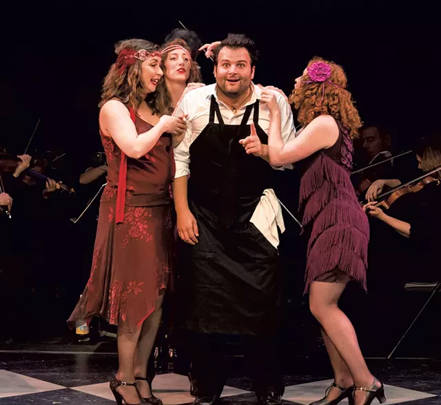 Josh Collier in 'L'élisir d'amore' ('The Elixir of Love') for Opera Company of Middlebury, 2017 - COURTESY OF THE ARTIST