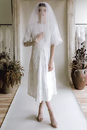 Wedding dress from Rackk & Ruin - COURTESY OF JACQUELYN POTTER