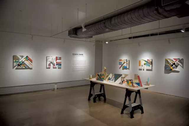 Edwin Owre's "New Constructions" exhibit at BCA Center - PHOTOS COURTESY OF SAM SIMON