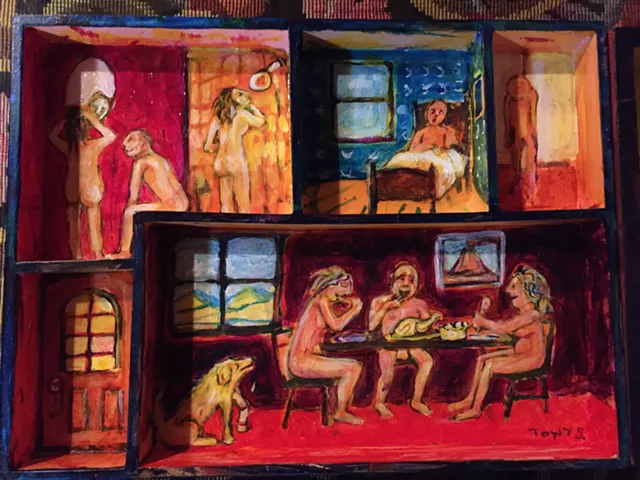 Tony Shull painting - SALLY POLLAK