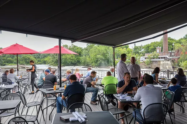 The riverside patio at Waterworks Food + Drink - FILE: JESSE DAWSON