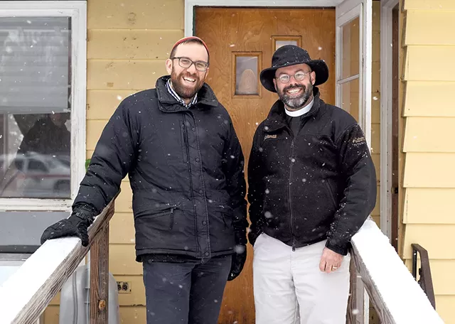 Rabbi David Fainsilber (left) and Rev. Rick Swanson - JESSICA OJALA