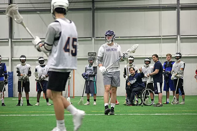 Ryan at lacrosse practice - MATTHEW THORSEN