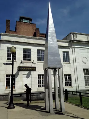 "Millennium Sculpture and Time Capsule" in City Hall Park - KEN PICARD