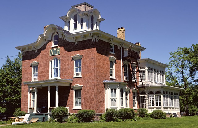 The Alpha Gamma Rho house at the University of Vermont - KATIE JICKLING