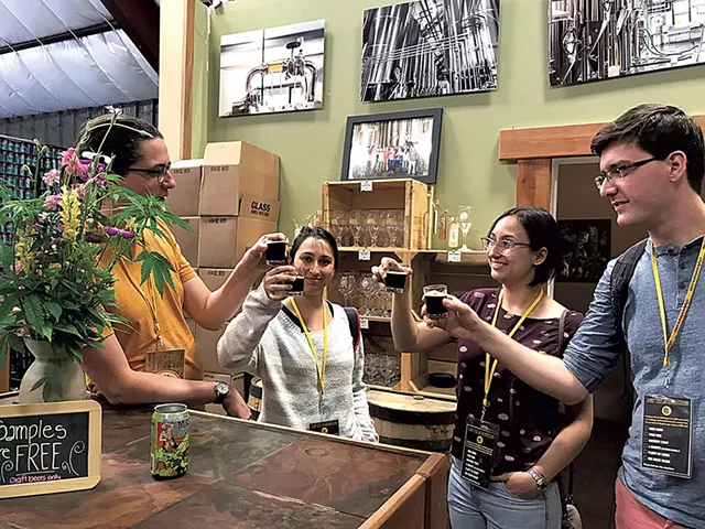 Burlington Beer Tour at Fiddlehead Brewing - SALLY POLLAK