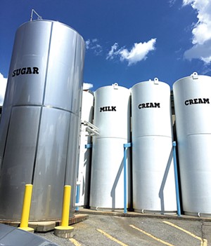 Tanks outside the Ben &amp; Jerry's Factory - DAN BOLLES