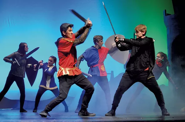 Vermont Youth Dancers performing Castle on the Hill: A Tale of King Arthur - COURTESY OF ROB GROFF