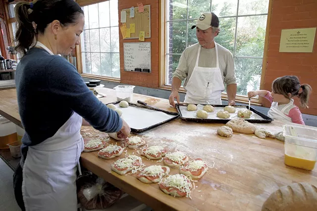 Sarah, Ethan and Eve Brown of Great Harvest Bread - MATTHEW THORSEN
