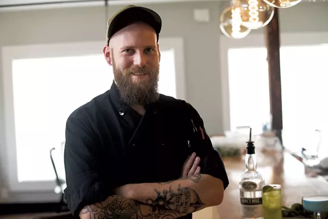Executive chef Cory Perkins - JAMES BUCK