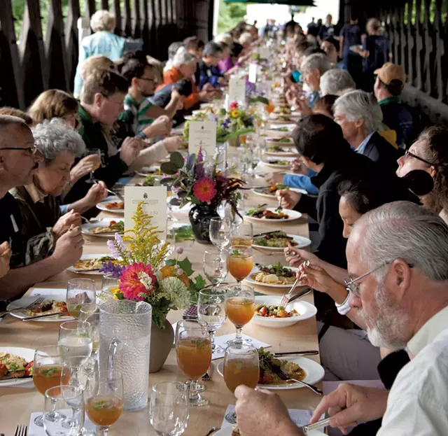 The Naked Table Locavore Lunch - COURTESY OF SUSTAINABLE WOODSTOCK