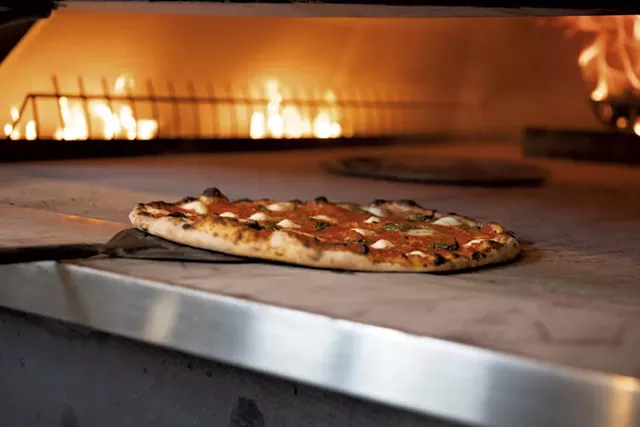 Margherita pizza at Folino's - JAMES BUCK