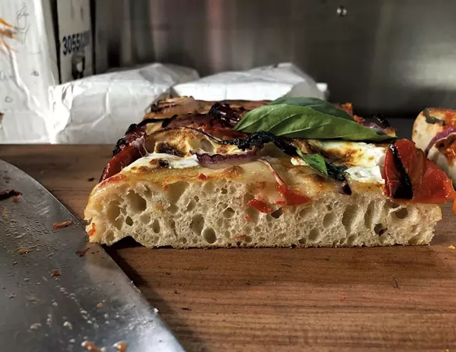 Sicilian-style pie at Pizzeria Ida - COURTESY 0F PIZZERIA IDA