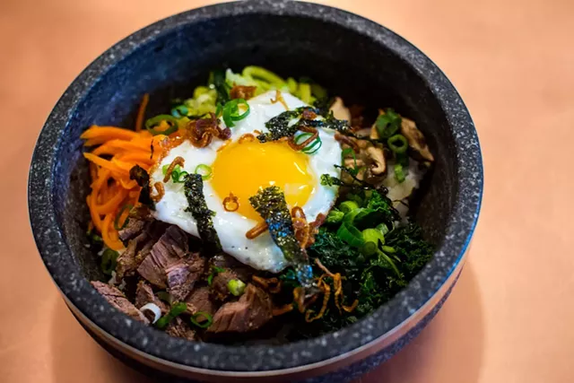 Stone bowl of bibimbap at Banchan - FILE: JAY ERICSON