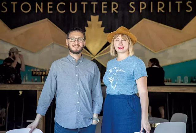 Stonecutter Spirits cofounders Sivan Cotel (left) and Sas Stewart - JAMES BUCK
