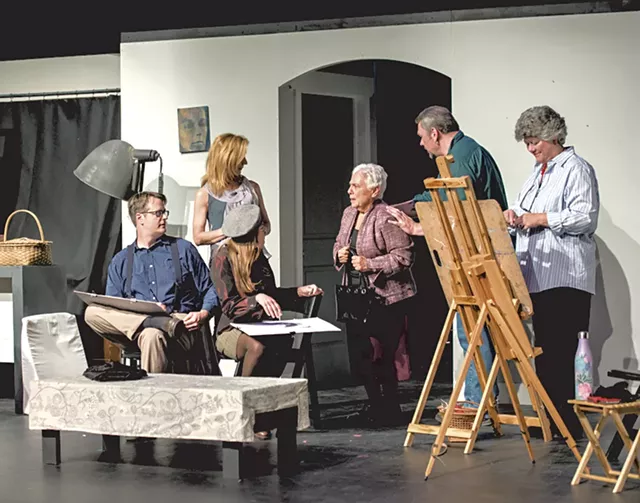 From left: Bob Martin, Pam Dewey, Rachel Natvig, Janet Stambolian, Leigh Guptill and Kimberly Rockwood - COURTESY OF KAREN PIKE PHOTOGRAPHY