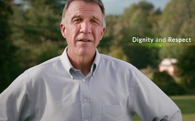 Gov. Phil Scott's first television advertisement of his 2018 reelection campaign - SCREENSHOT
