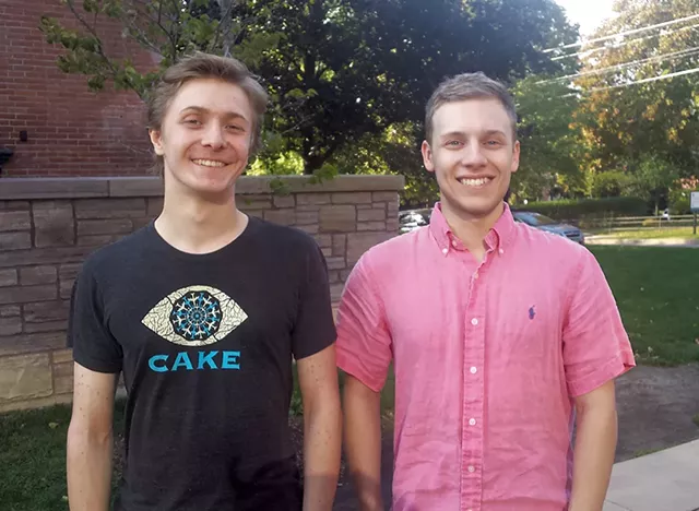 Amos Bryne (left) and Luke Charland
