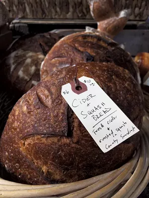 A variety of Slowfire Bakery's fresh-baked breads - MATTHEW ROY