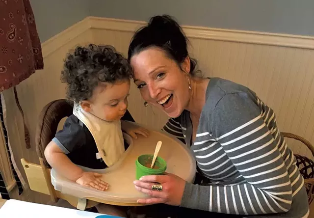 Madelyn Linsenmeir with her son, Ayden - COURTESY OF MAURA O'NEILL