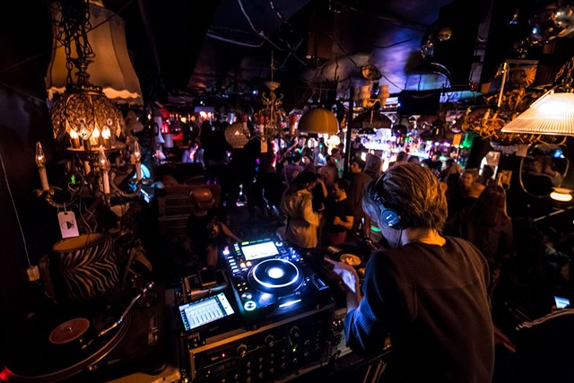 DJ Taka at the Light Club Lamp Shop - LUKE AWTRY