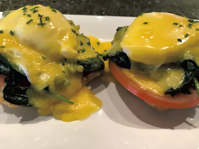Eggs Benedict at Butler's Pantry - SALLY POLLAK