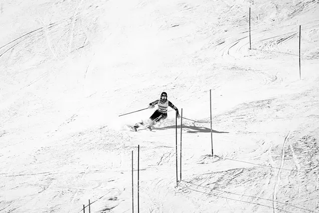Resi Stiegler training in Colorado - COURTESY OF U.S. SKI & SNOWBOARD